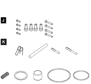 Figure 5 Diagram and Parts List for CP3850-65AB9VE  Chicago Pneumatic Grinder